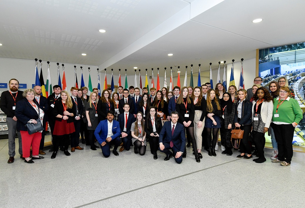 Students visit European Parliament on trip to Brussels and Ypres